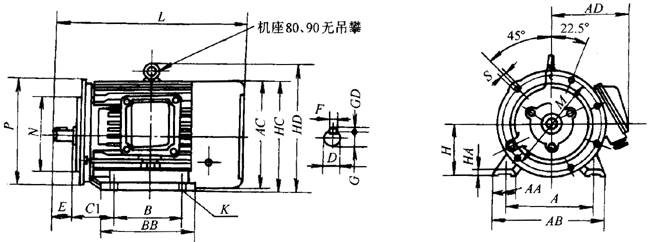 YEJϵ늴Ƅஐ늄әC(j)γߴ磨H80225mm 