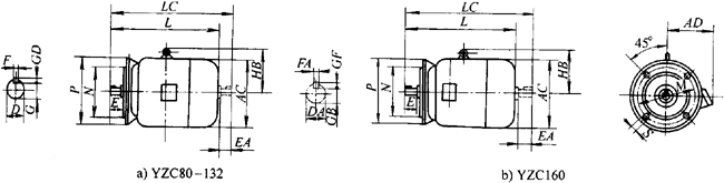 YZCϵе(dng)ஐ늄(dng)C(j)γߴ磨H80160mm